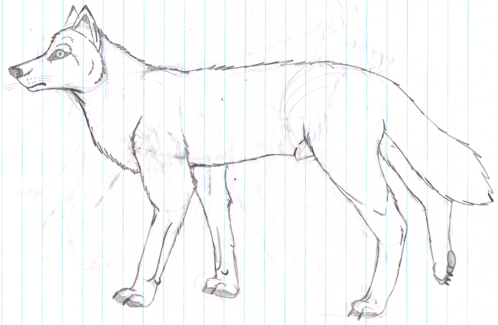 Realistic Style: The White Wolf