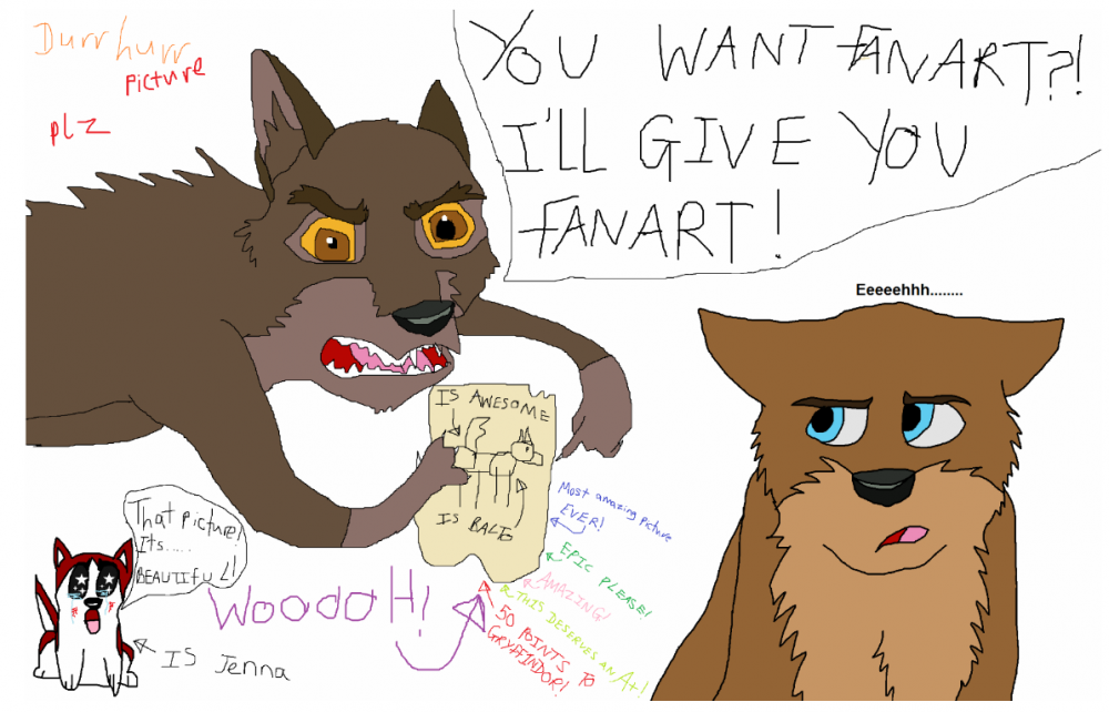 Durrhurr I has a fanart plz