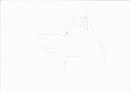 Quick Draw Cute Wolf