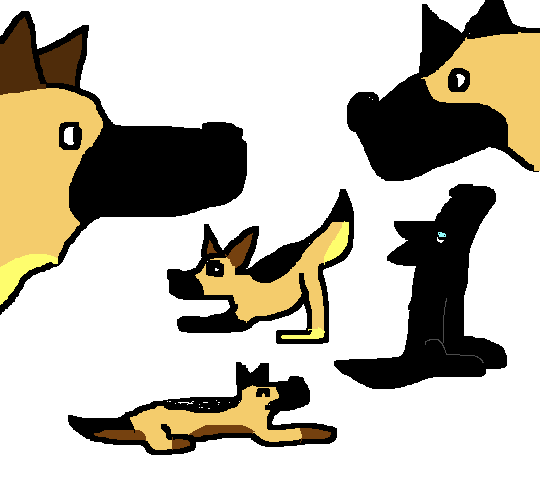 Mom and Dad and Pups (3 of them anyway..)