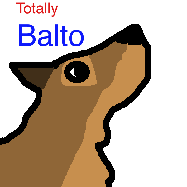 Quick quick quick Balto drawing
