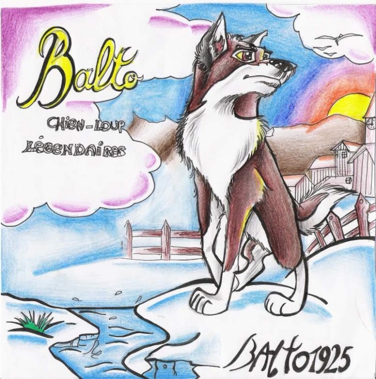 balto, chien loup légendaire
