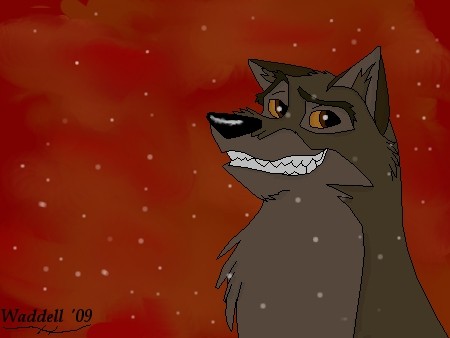 Balto in the snow