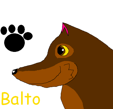 For my first darwing i have choosen Balto