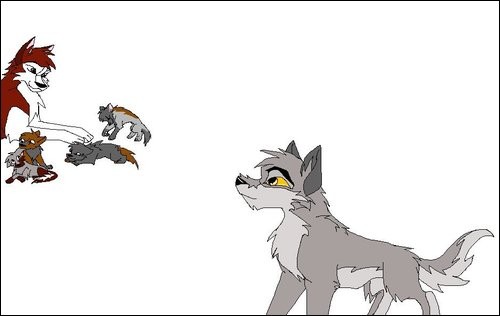 Balto the grandpa 2 - colour + another pup