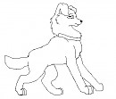 Border Collie Lineart
