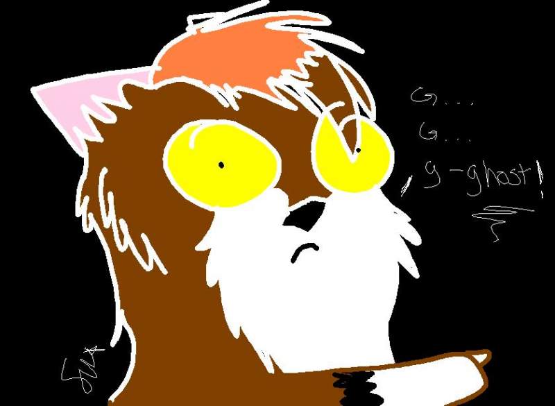 Suni sees a ghost...