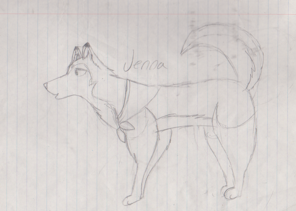 OLD Drawing of Jenna