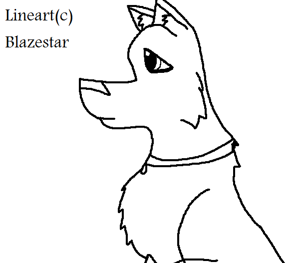 Free GSD lineart