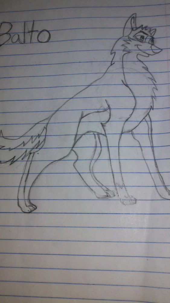 first balto drawing
