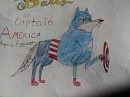 Balto as Captain America!