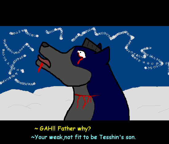 Hebi's first scar