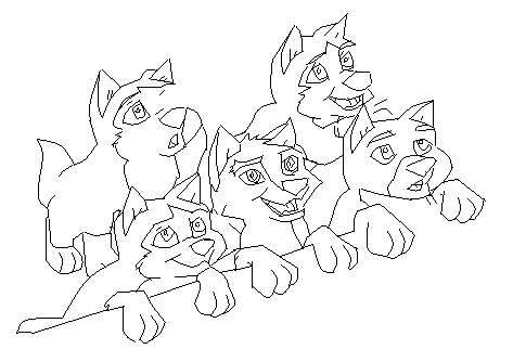 Balto and Jenna's Pup's