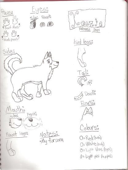 Kenzie ref sheet