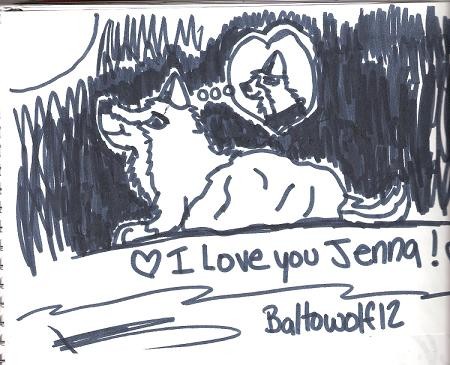 Balto misses Jenna