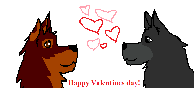 Jordan and Koko-Happy Heart Day!