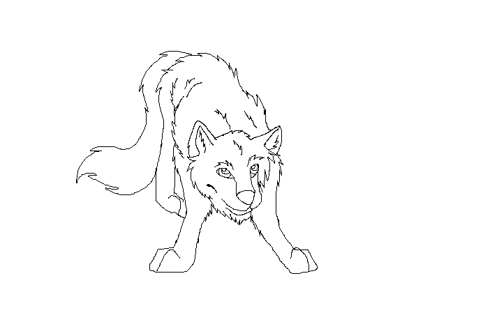 .::Random wolf drawing -- WIP::.