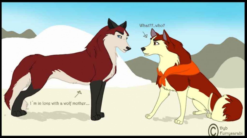 Telling mom about the black wolf