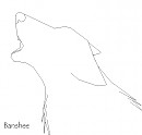 Howling Wolf Lineart