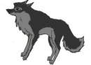 Wolfy Standing Left