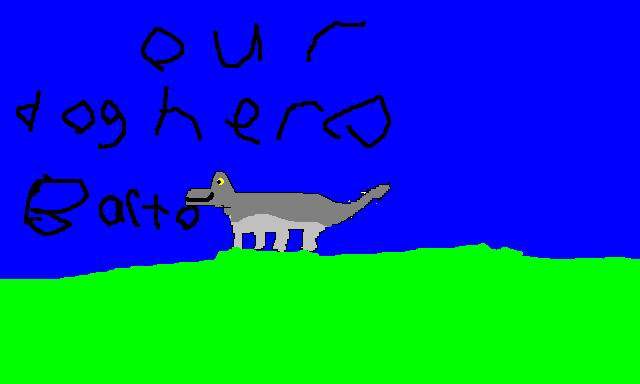 our dog hero