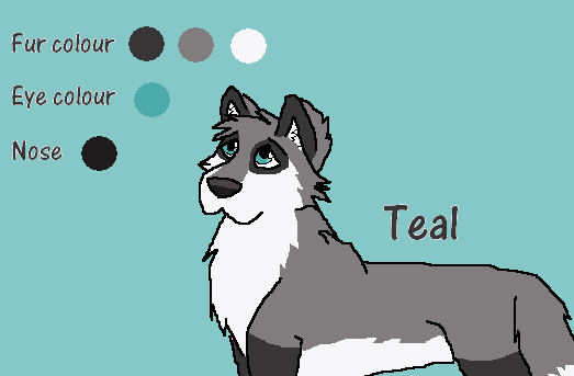 Teal character sheet