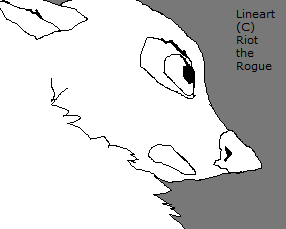 Blank Wolfdog lineart~