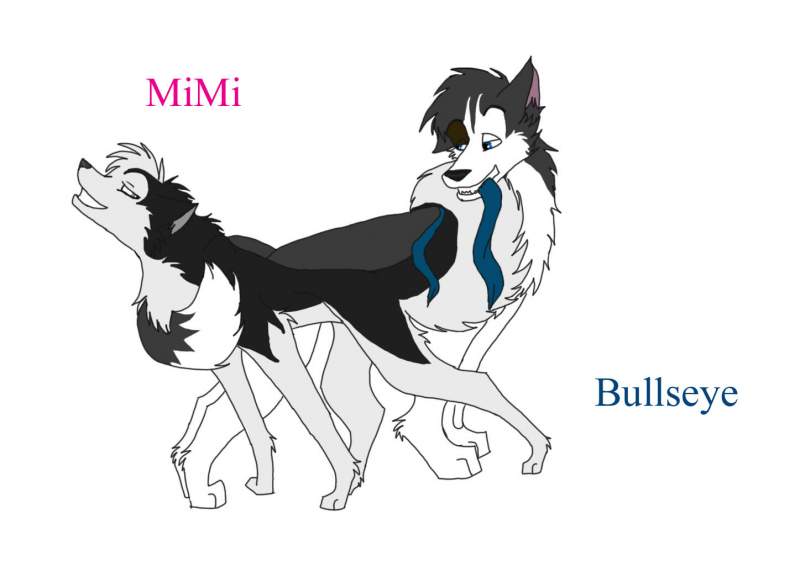 MiMi and Bullseye :3