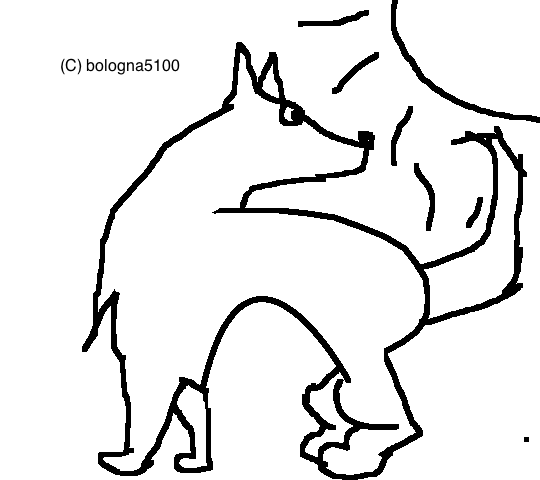 Free Husky Lineart
