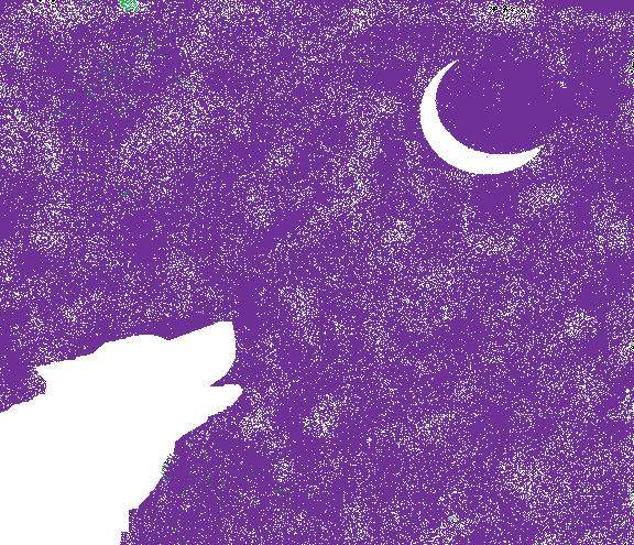 Stary Howl(Purple and White)