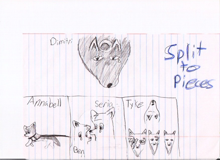 Split to pieces