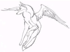 my wolf angel
