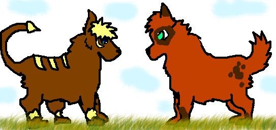 Pup Rascal and Ronald