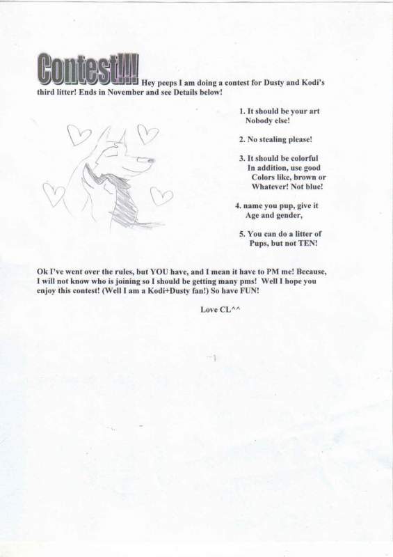 A new Contest!