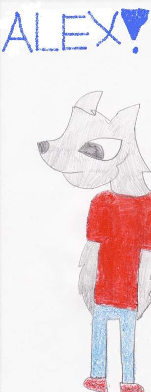 A wolf anthro