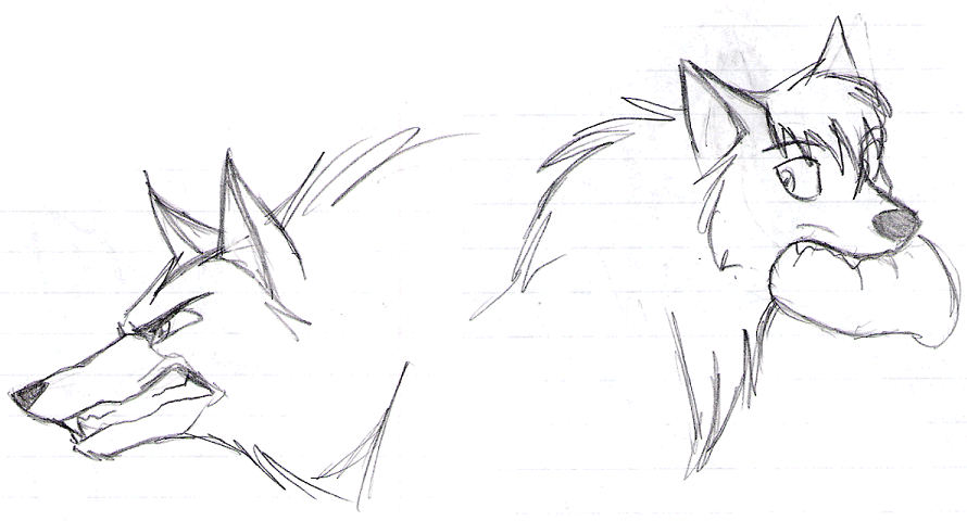 Kiona and random pup