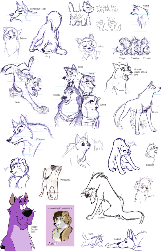 Doggie drawings