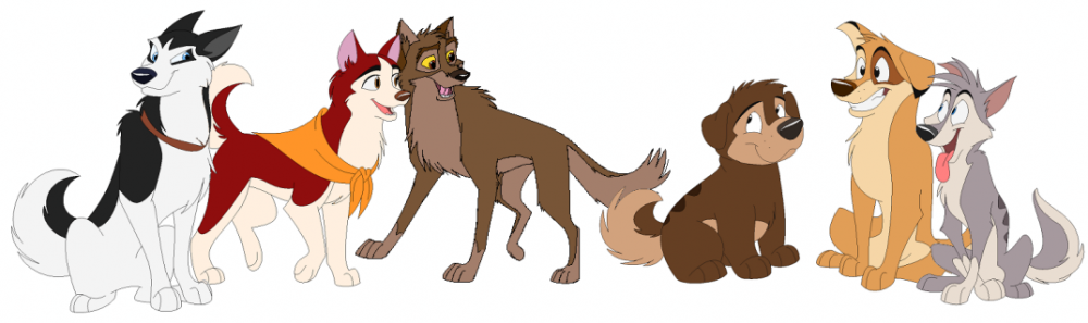 The Balto gang, as yearlings