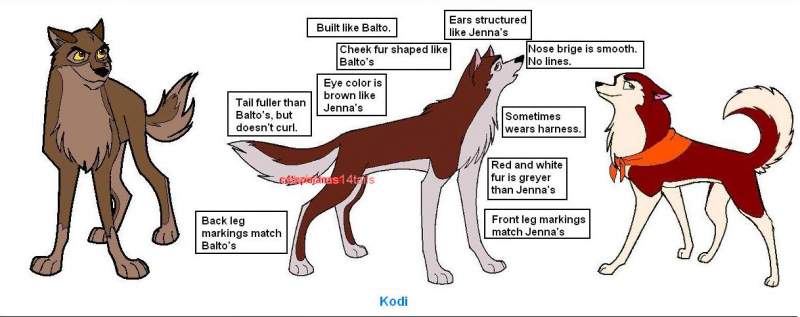 Kodi reference sheet