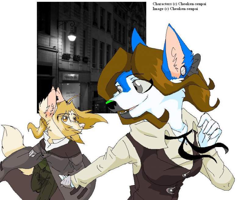 Edward and Akita