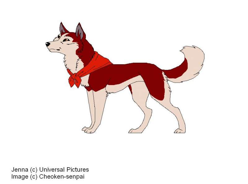 Jenna in Wolf's Rain style