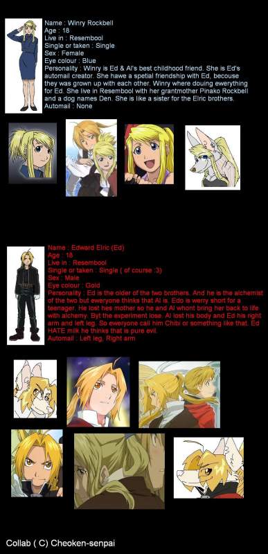 Ed & Winry collab