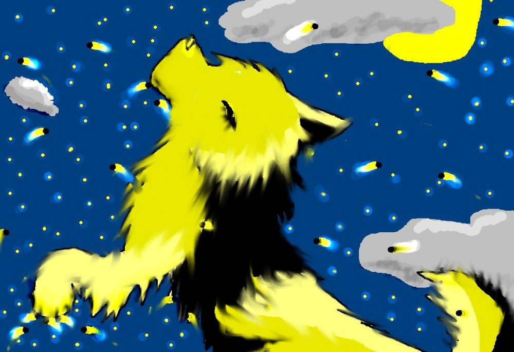 fireflies in gimp~<3