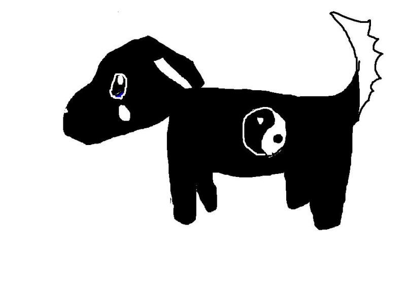 Yin-Yang wolf