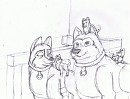 Hanging with the pups (WIP)