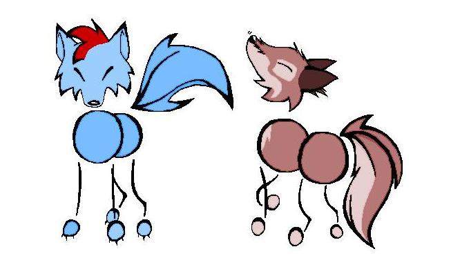Random wolfie and balto