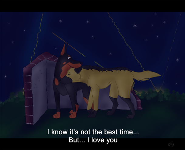 Love during war...