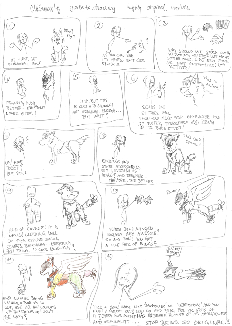 How to: Create a wolf OC 