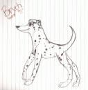 Rough drawing of Brych