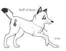 wolf of music